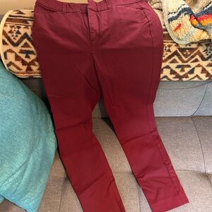 Women’s pixie Burgundy Pants